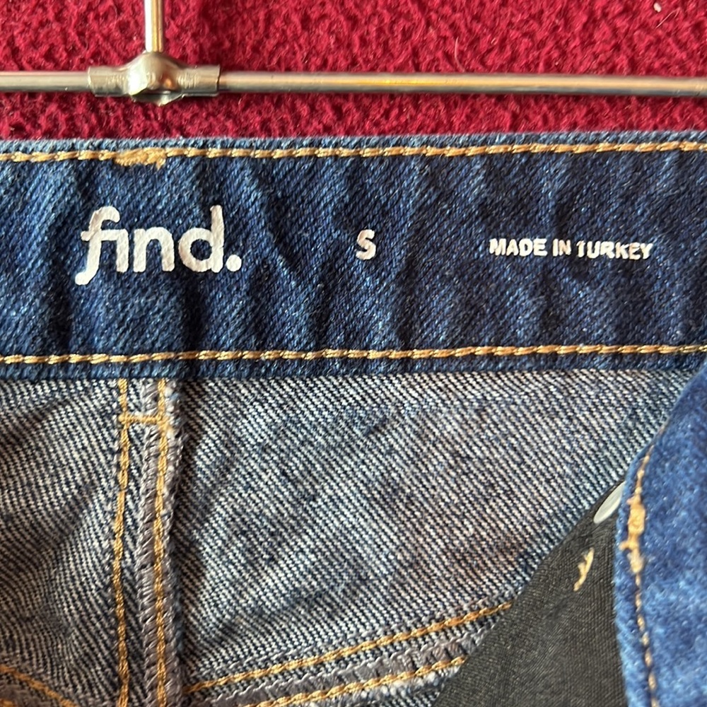 Denim Midi Skirt by Find. Sz S - Picture 5 of 6
